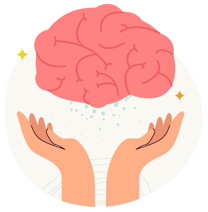 icono de manos con cerebro